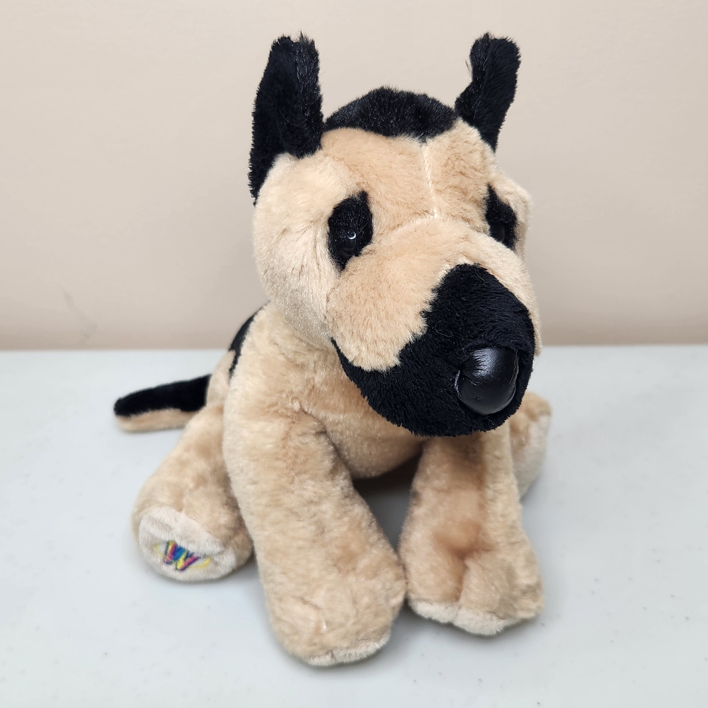 Webkinz German Shepherd Plush Dog - Tan and Black